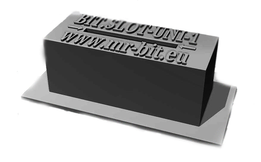 BIT.SLOT-UNI-1 - Erdungsaufsatz für Kartenterminals - Universal- Zusatz