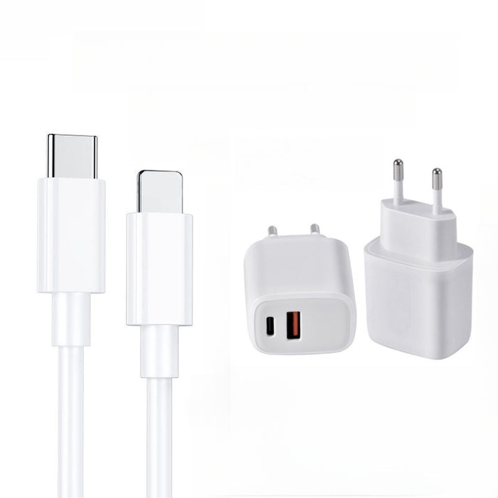 20W Schnellladegerät für Apple iPhone X 11 12 13 14 15 Pro Max USB-C Anschluss